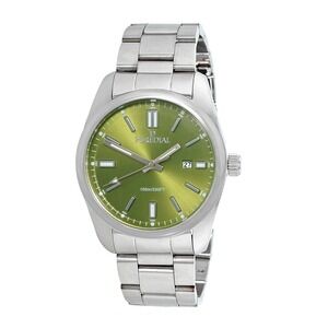 Puredial Lux Mens Chronograph Watch - PDLX2400 - Green Dial With Box & Papers